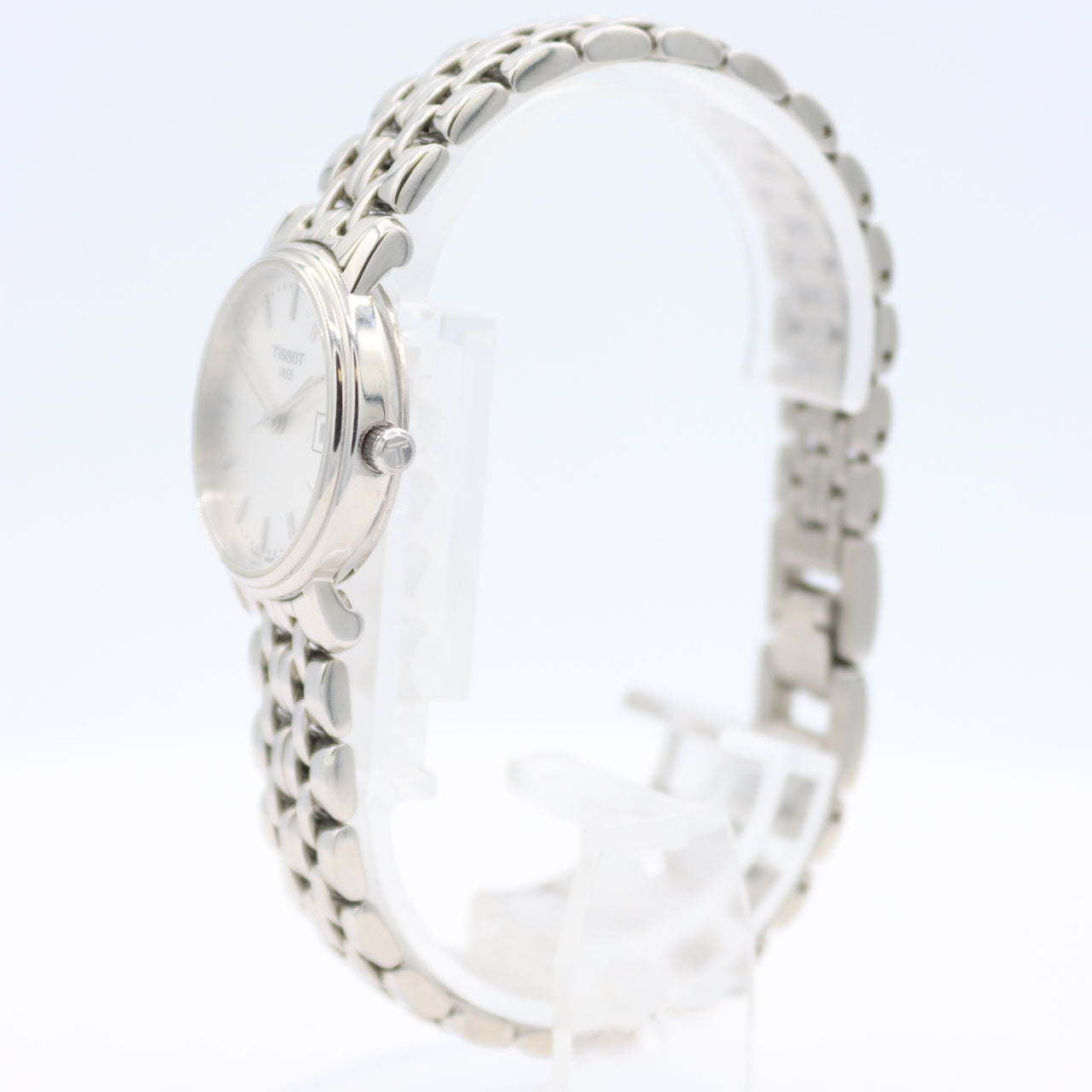 Tissot SKR-BC Sunburst Dial Ladies Quartz Wristwatch Swiss Made Steel