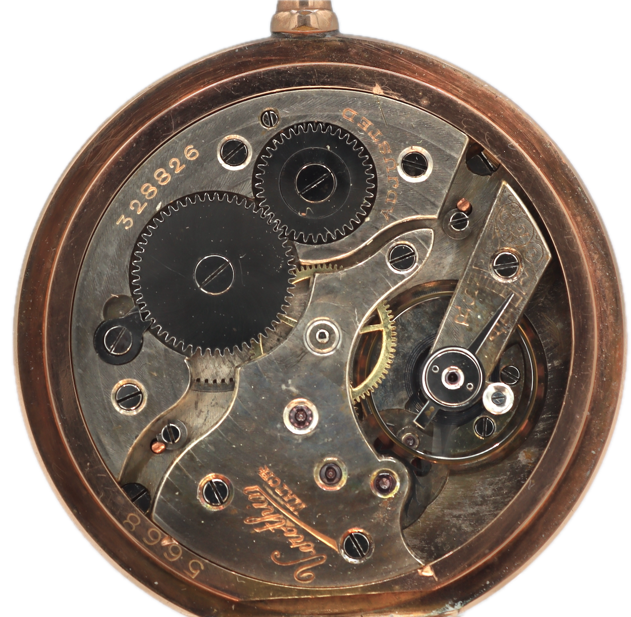 Vintage W.S. Co. Early Veri-thin Mechanical Pocket Watch 25 Year GF Swiss