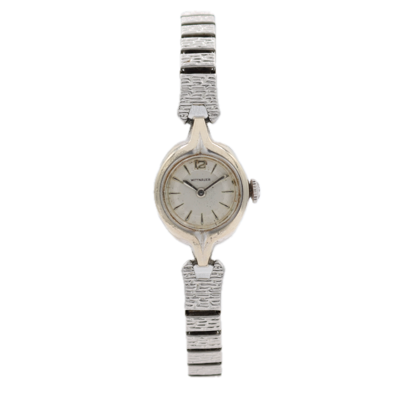 Vintage 16.5mm Wittnauer 920 Cocktail Ladies Mechanical Wristwatch 6N7G3 10kRGP