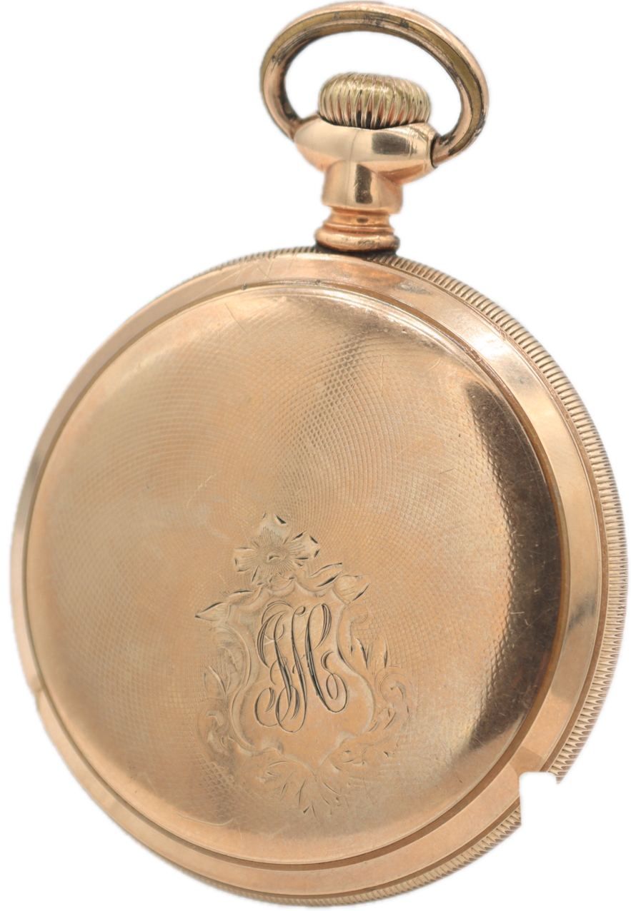 Antique 16s 1904 Illinois Scaled Shield 15 Jewel Pocket Watch 183 20 Year GF