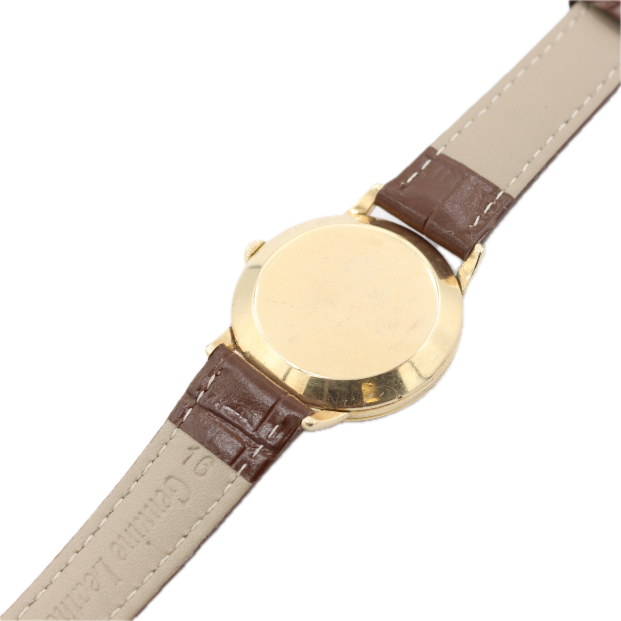 Vintage 32mm Omega F6212 Men's Bumper Automatic Wristwatch 28.10 RA 14k GF