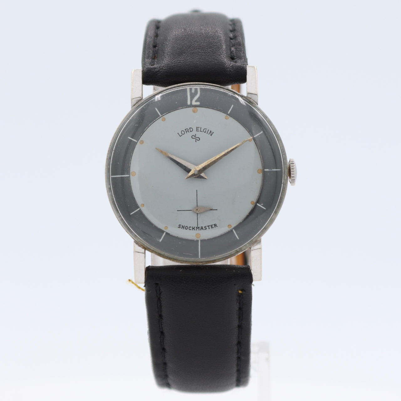 Vintage Lord Elgin 7619 Celestial Men's Mechanical Wristwatch 14kGF Shockmaster