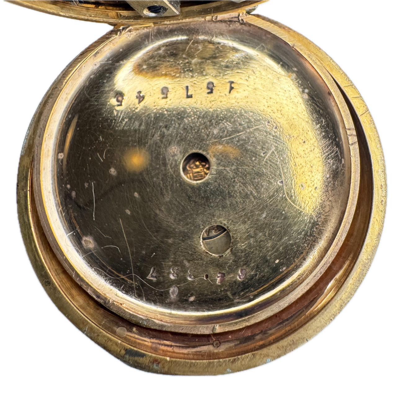 Antique 6s The European Watch Cylinder Escapement Hunter Pocket Watch Swiss