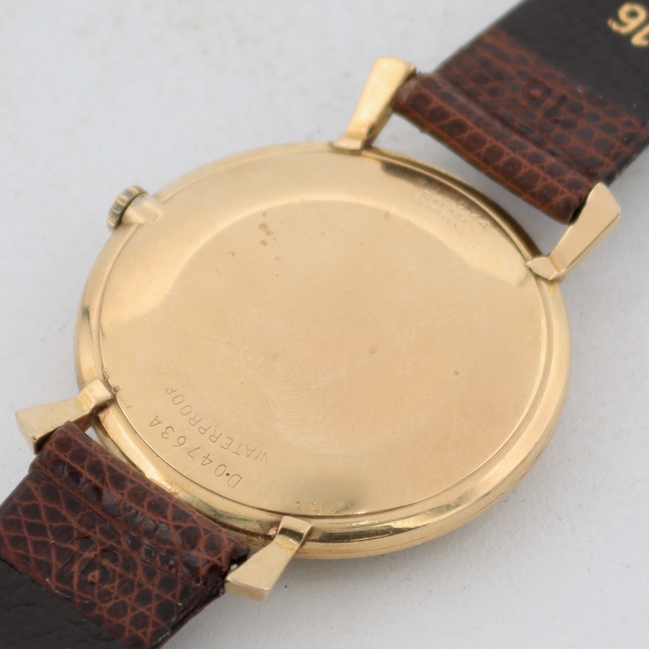 Vintage 35mm Bulova 23 Jewel Men's Mechanical Wristwatch USA 10k RGP Running