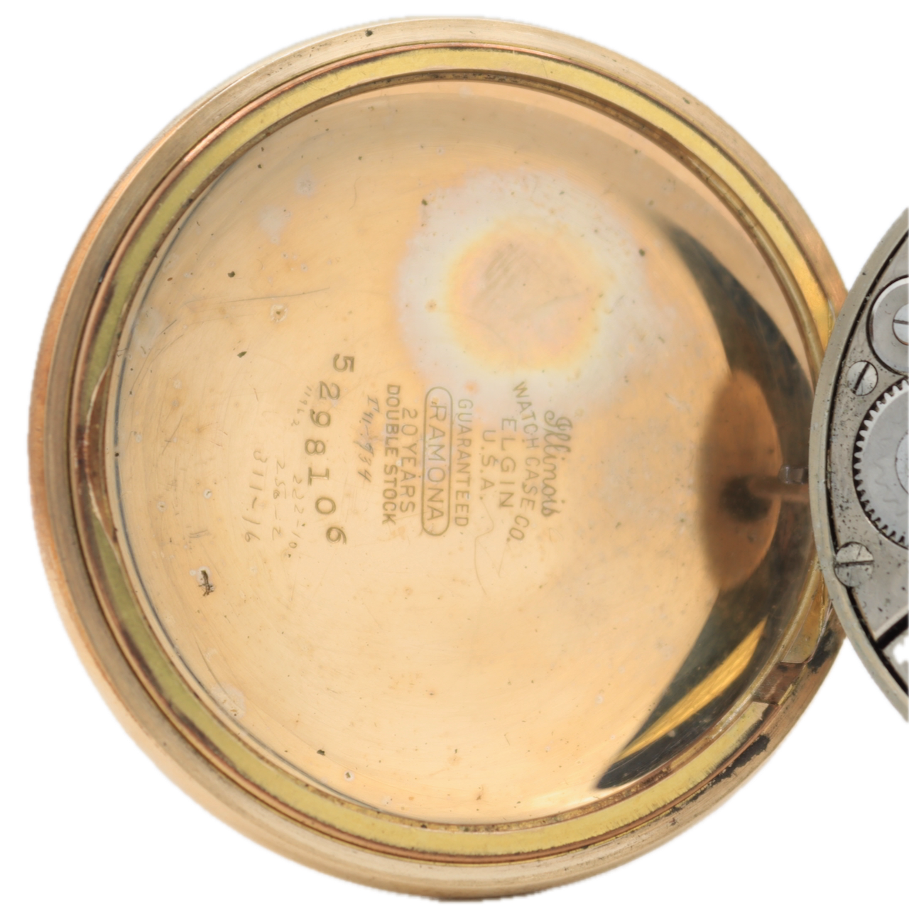 Antique 16s Elgin B.W. Raymond 19 Jewel Mechanical Pocket Watch 455 20 Year GF