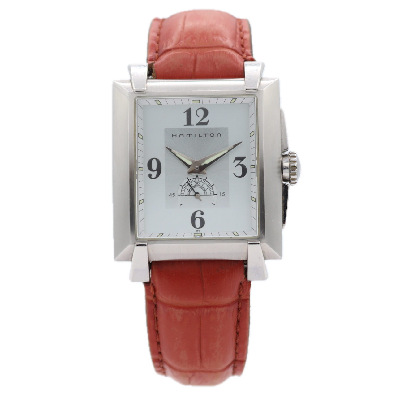 35mm Hamilton H304110 Trent Men's Quartz Wristwatch ETA 902.501 Swiss S.Steel
