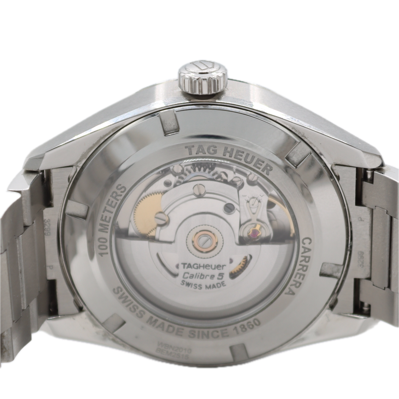 Vintage 41mm TAG Heuer WBN2010 Carrera 26j Men's Automatic Wristwatch 5 Swiss