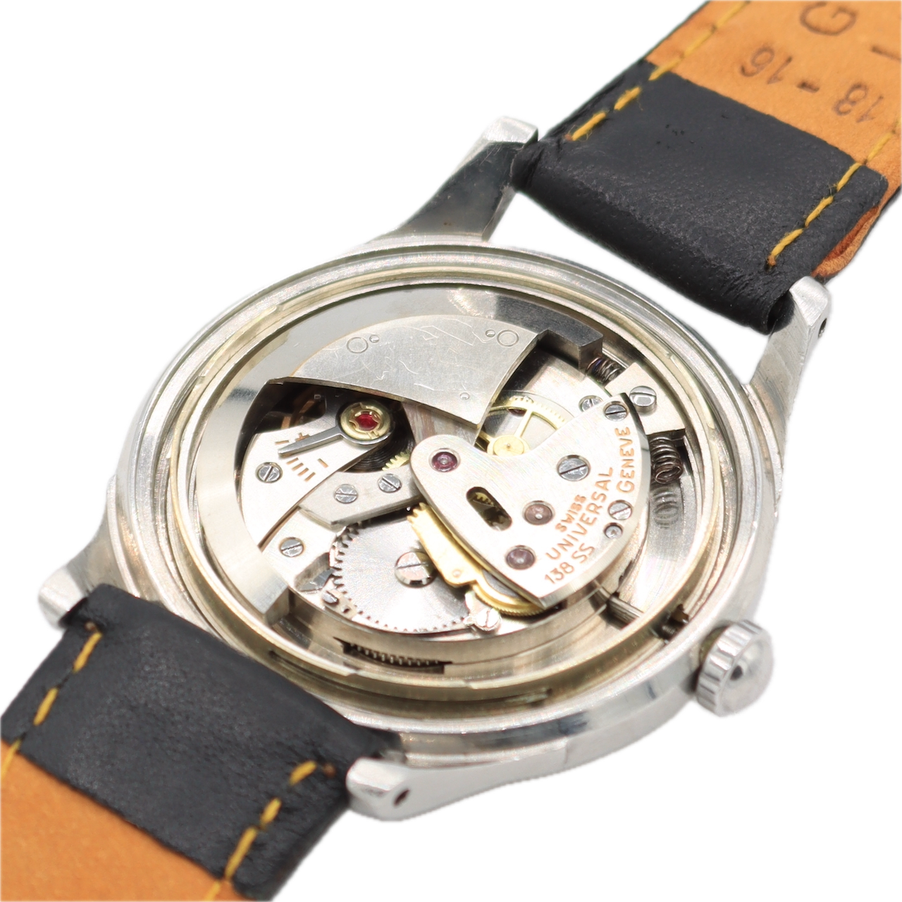 Vintage 35mm 1952 Universal Geneve 20207 Men's Automatic Wristwatch 138SS Steel