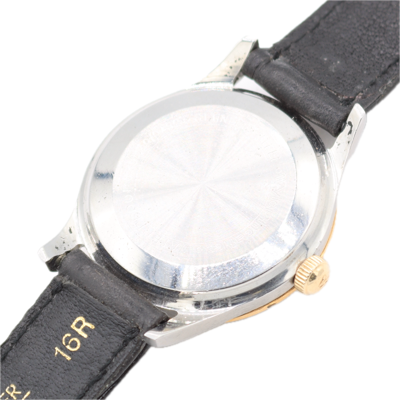 Vintage 32mm Wyler Dynawind Men's Automatic Wristwatch Swiss Two Tone Running