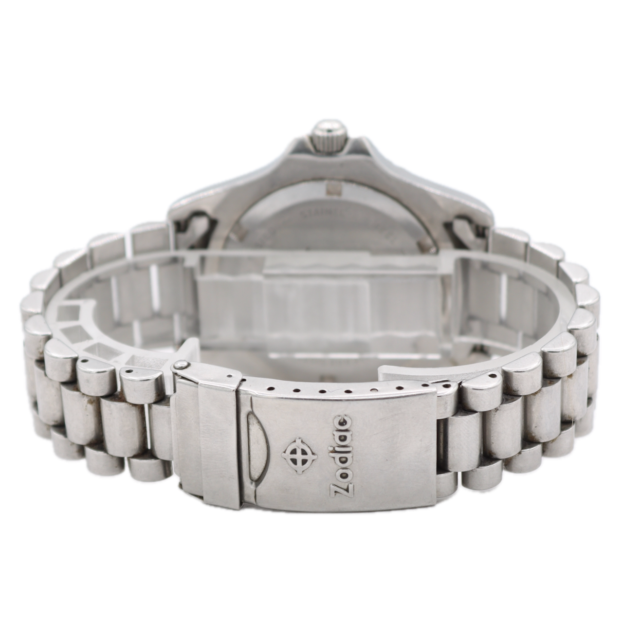 Zodiac 206.65.55 Professional Blue Men's Quartz Wristwatch ETA 955.112 Steel