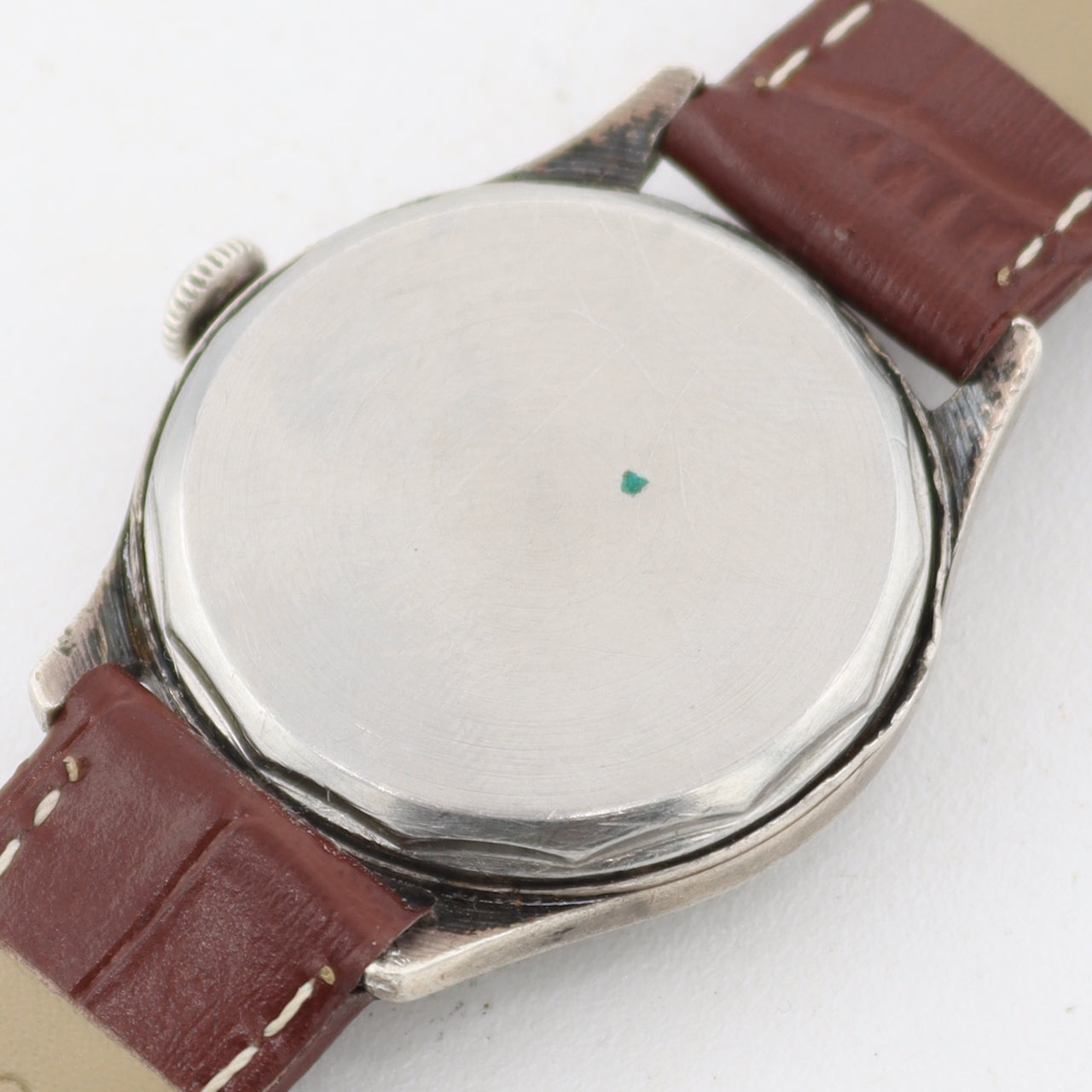 Vintage Pierce Copper Dial Men's Mechanical Wristwatch Swiss Sterling