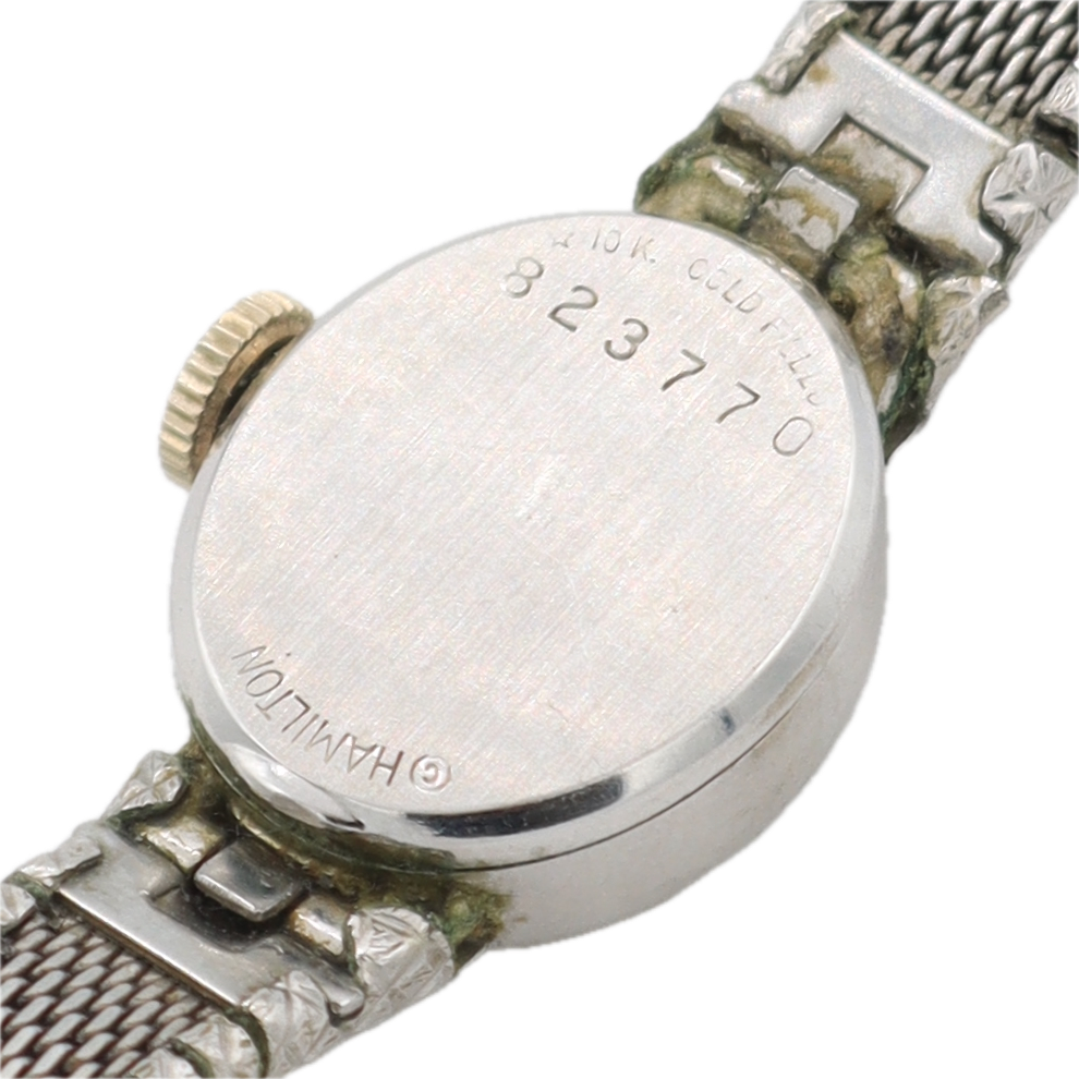 Vintage Hamilton Cocktail Ladies Mechanical Wristwatch 88 Swiss 10k Gold Filled