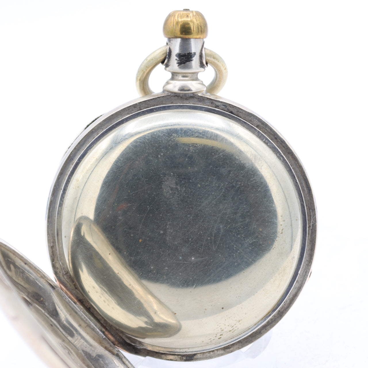 Antique 18s 1885 Hampden 11 Jewel Mechanical Pocket Watch 57 Coin Silver USA