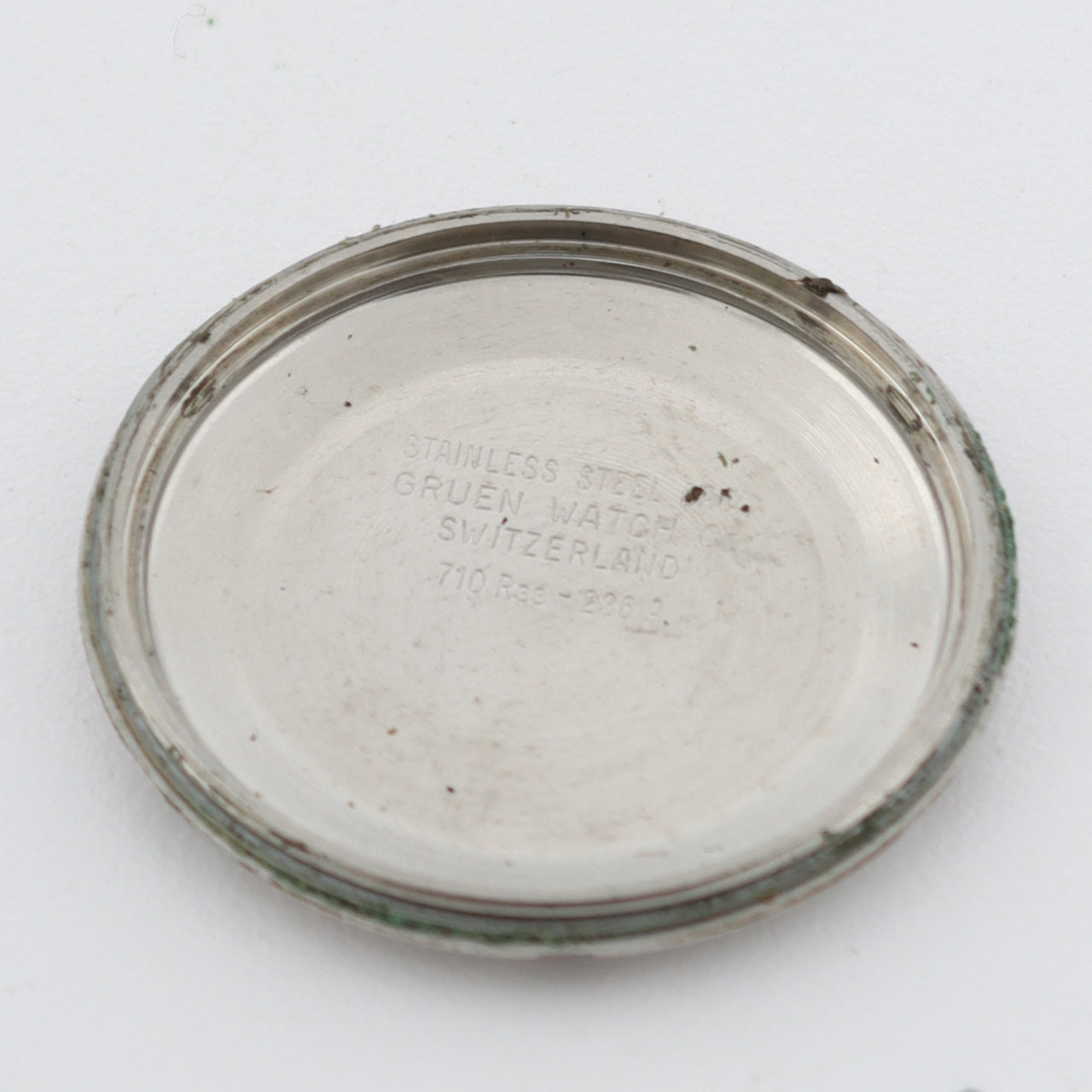 Vintage Gruen Silver Precision 25 Jewel Men's Automatic Wristwatch Gold Tone