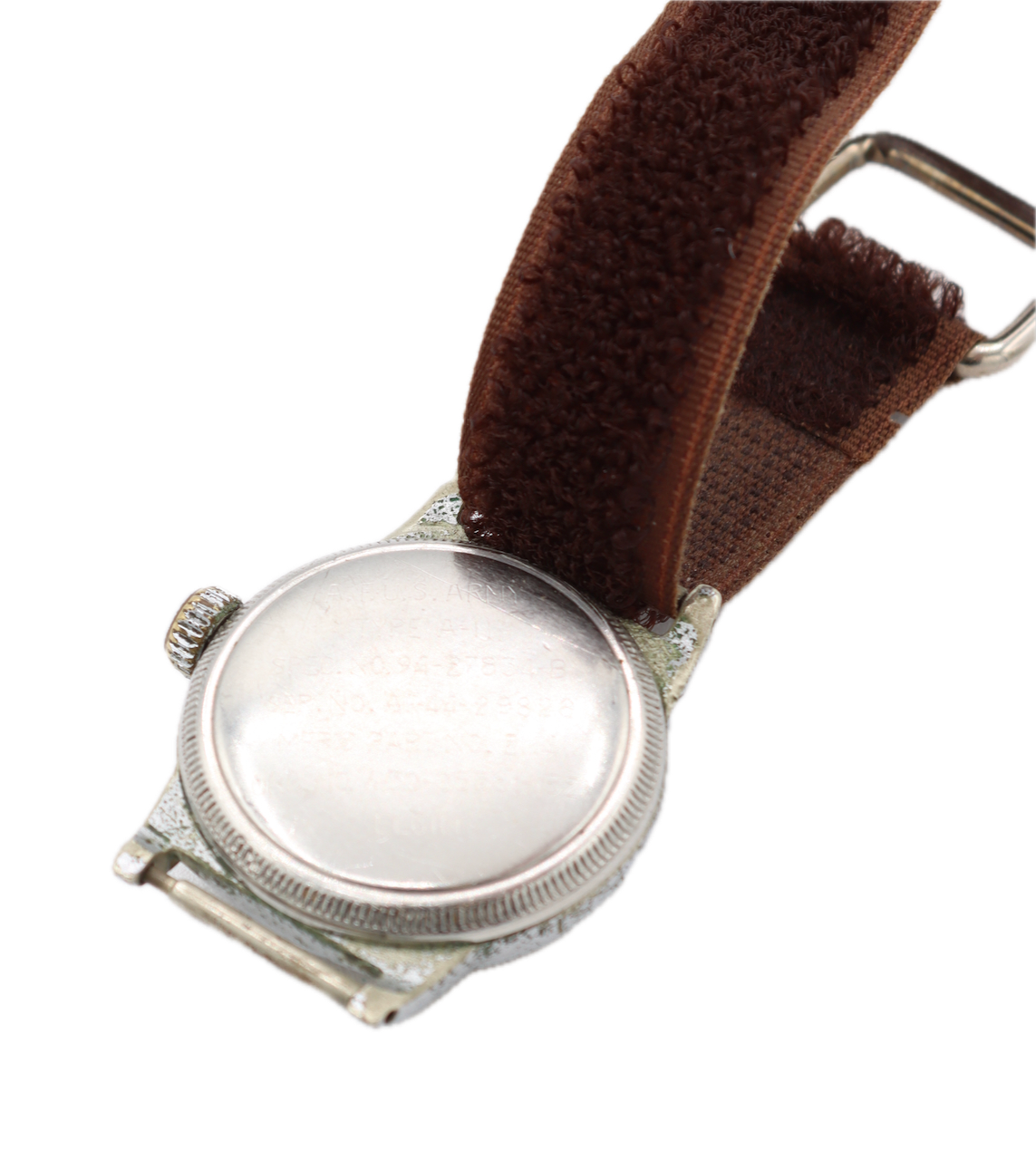 Vintage Elgin Military Style Men's Mechanical Wristwatch 554 USA Chrome