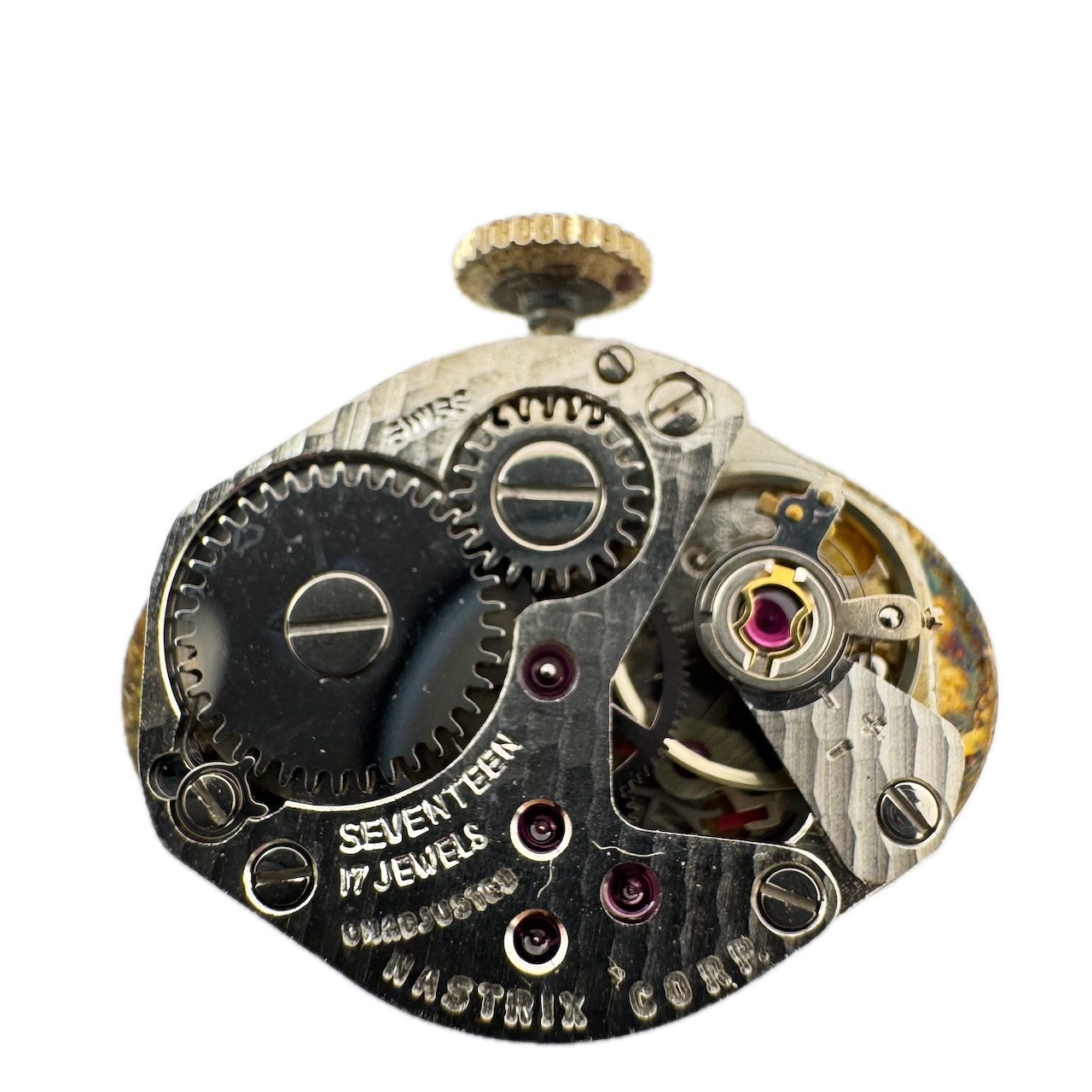 Vintage Nastrix Bolo Chain Style 17 Jewel Mechanical Pocket / Pendant Watch