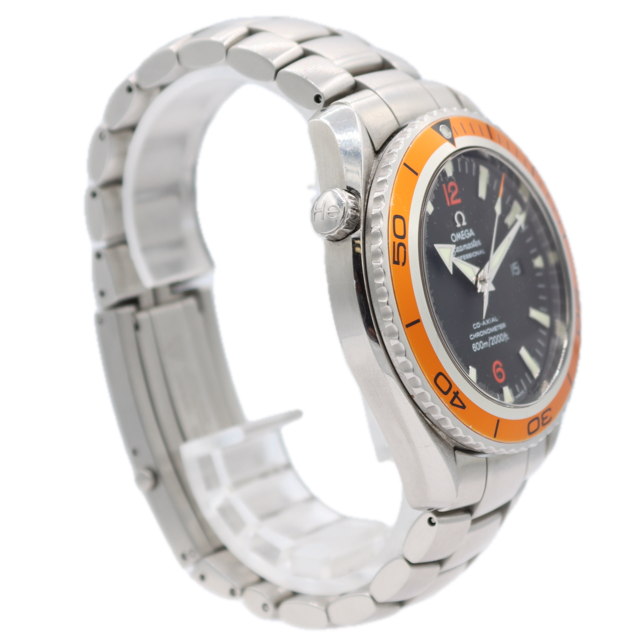 Omega 2209.50.00 Seamaster Planet Ocean Orange Men's Automatic Wristwatch Steel