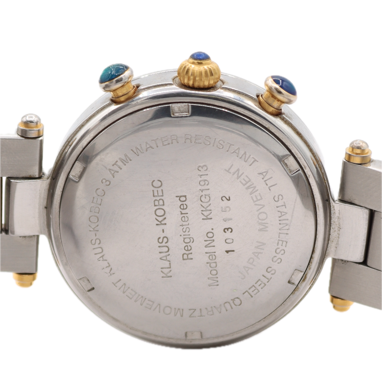 38mm Klaus-Kobec KKG1913 Couture Sports Men's Quartz Chronograph Wristwatch