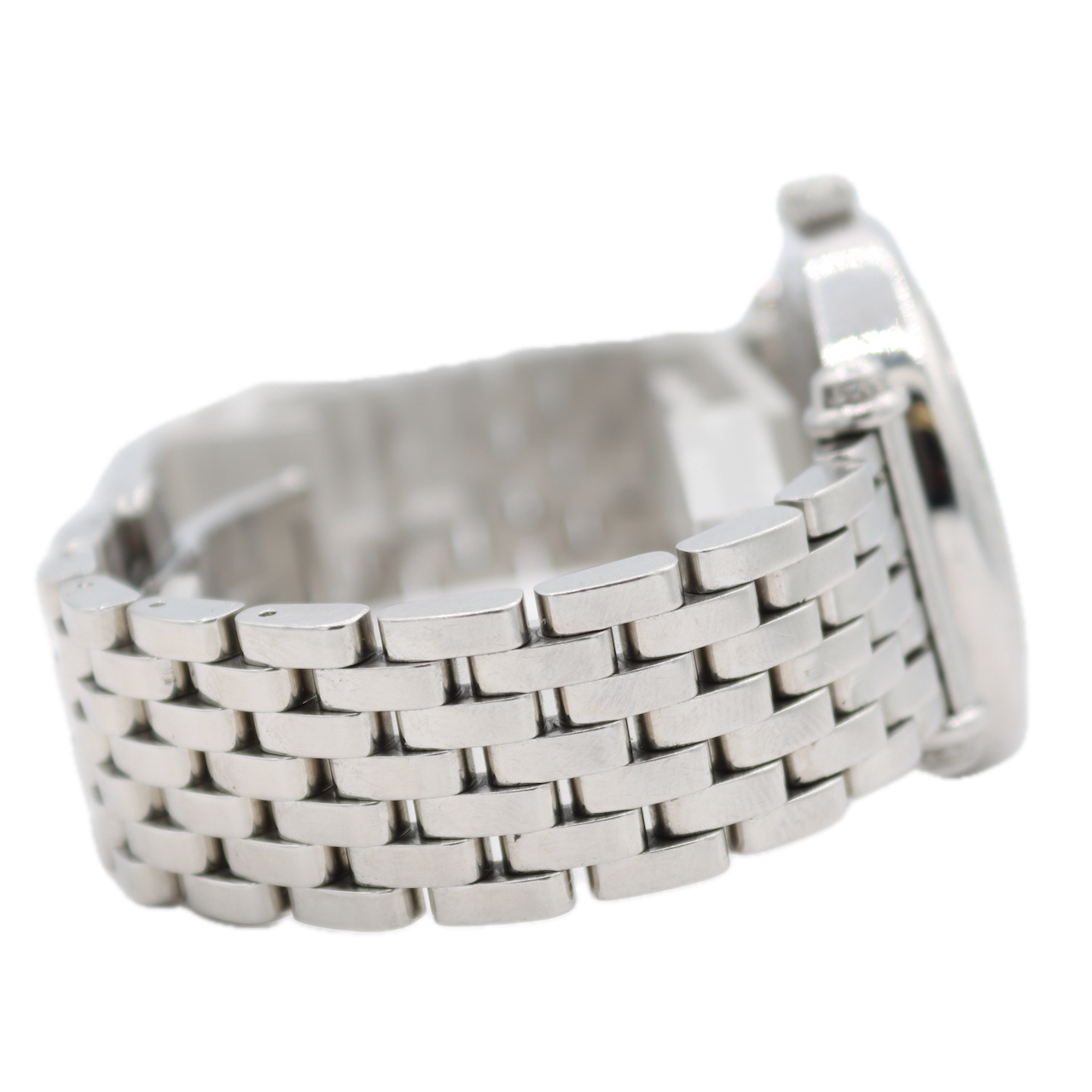 37mm Michele Caber Diamond Watch Ladies Quartz Wristwatch Swiss Steel With Box