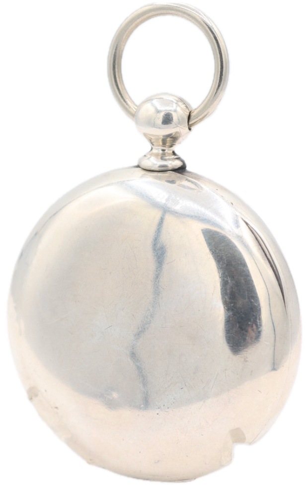 Antique 18s 1885 Waltham 11 Jewel Key Pocket Watch Wm. Ellery Coin Silver USA