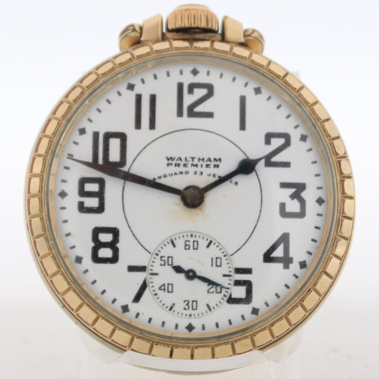 Vintage 16s 1941 Waltham Vanguard 23 Jewel Railroad Pocket Watch 1623 10k RGP