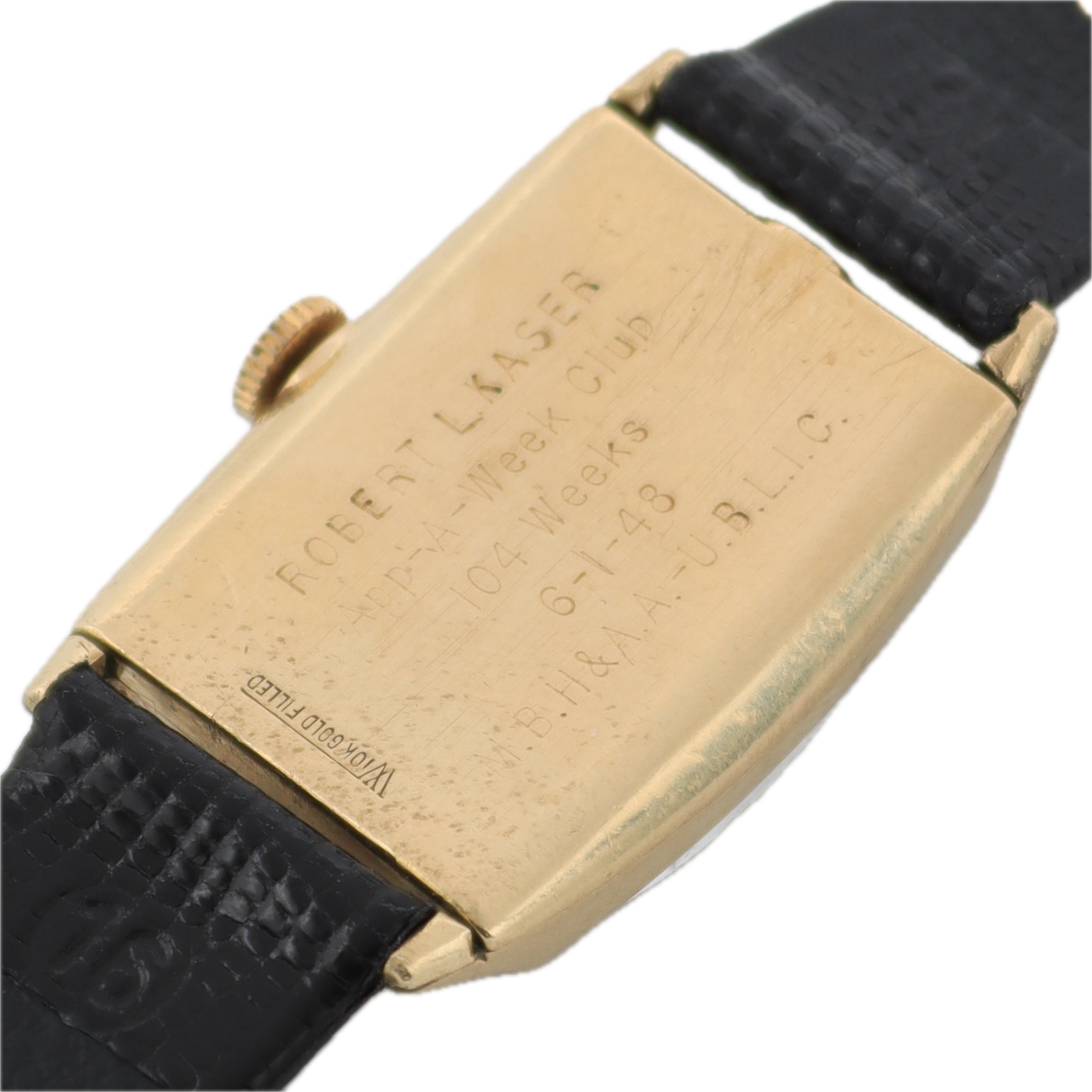 Vintage Elgin De Luxe Men's Mechanical Wristwatch 558 USA 10k Gold Filled