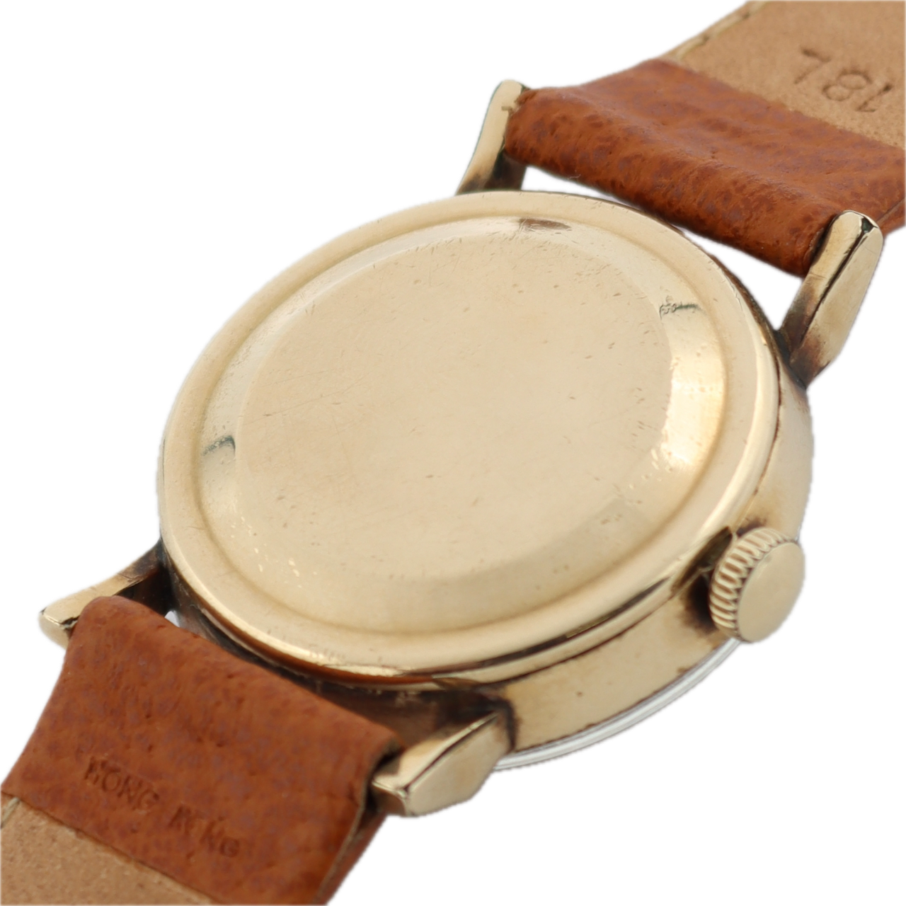 Vintage 30mm Lord Elgin 7685 Panorama 23j Men's Mechanical Wristwatch 14k GF