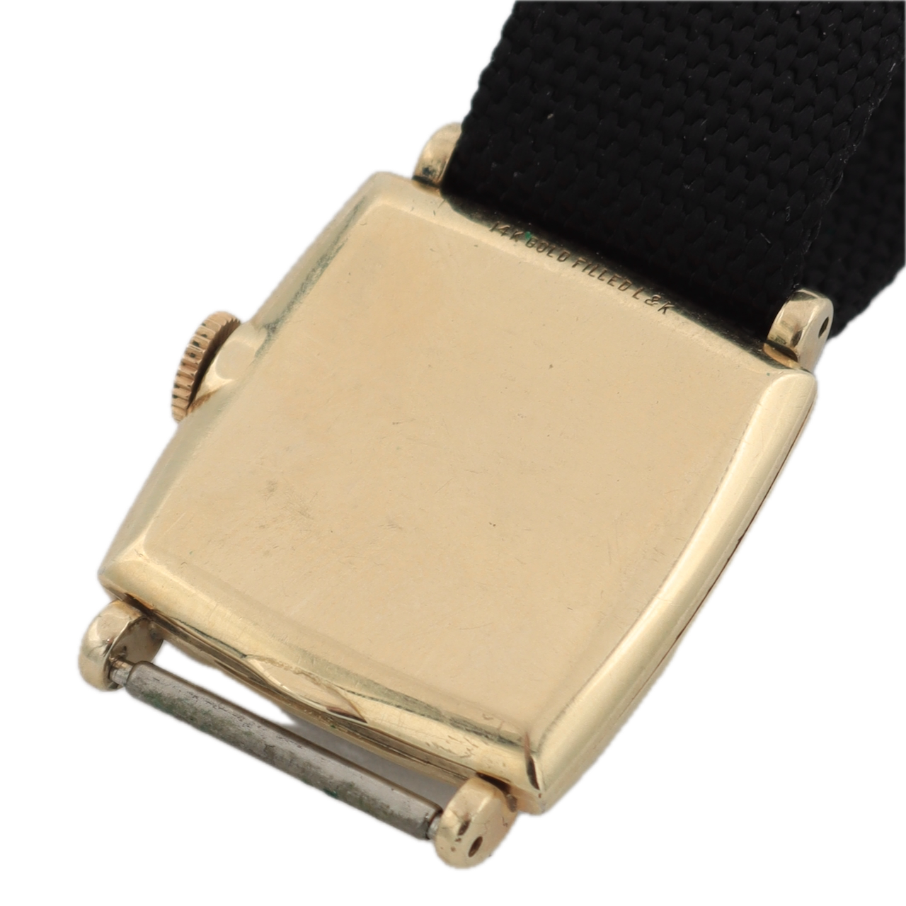 Vintage Hamilton Dyson Men's Mechanical Wristwatch 747 USA 14k Gold Filled