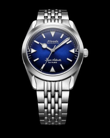 New Nivada Grenchen Super Antarctic Blue - 38mm 32075A04