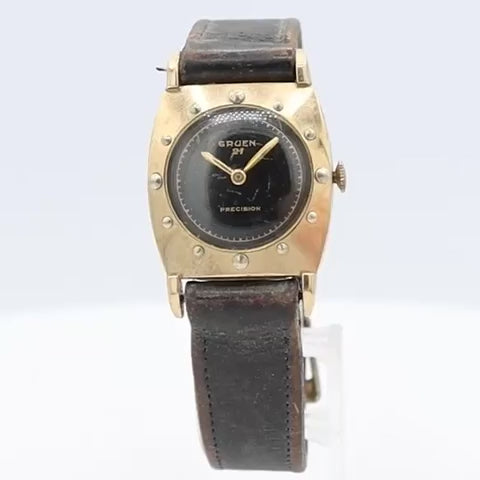 Gruen Beaded Bezel 335-690