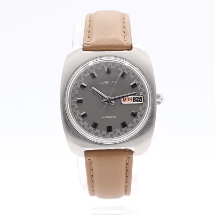 Jubilee Silver Dial Day Date F 504