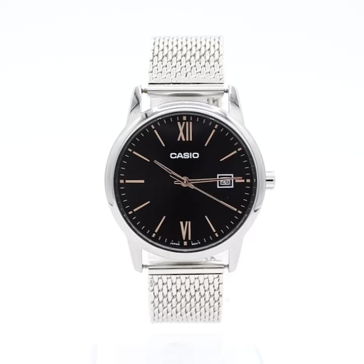 Casio Black Dial MTP-V002L