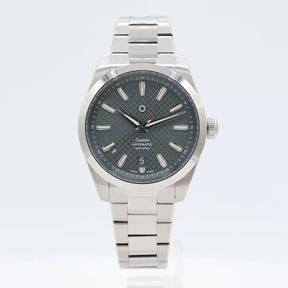 Jack Mason Canton Men's Automatic Wristwatch La Joux Perret G100 Swiss