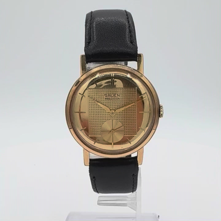 Gruen Hobnail dial