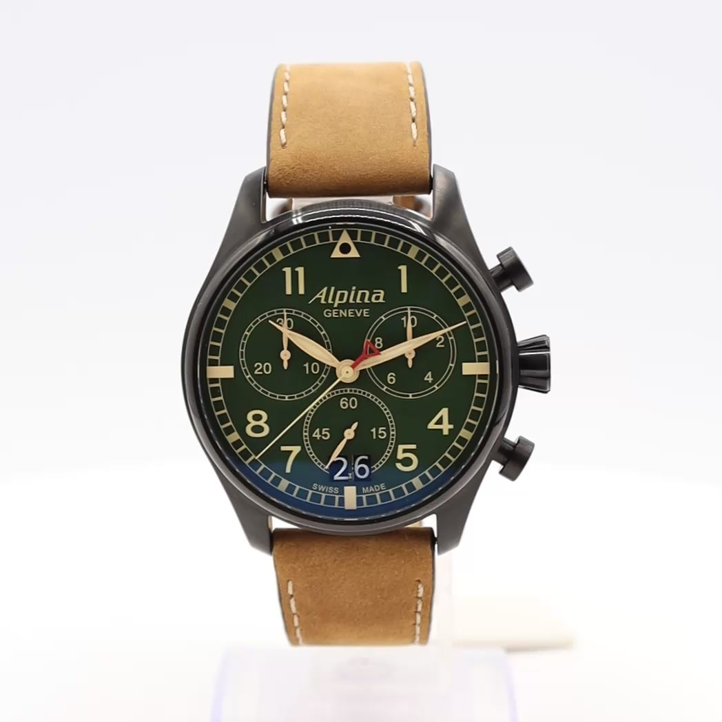 Alpina Startimer Pilot Chronograph Big Date AL372GR4FBS6