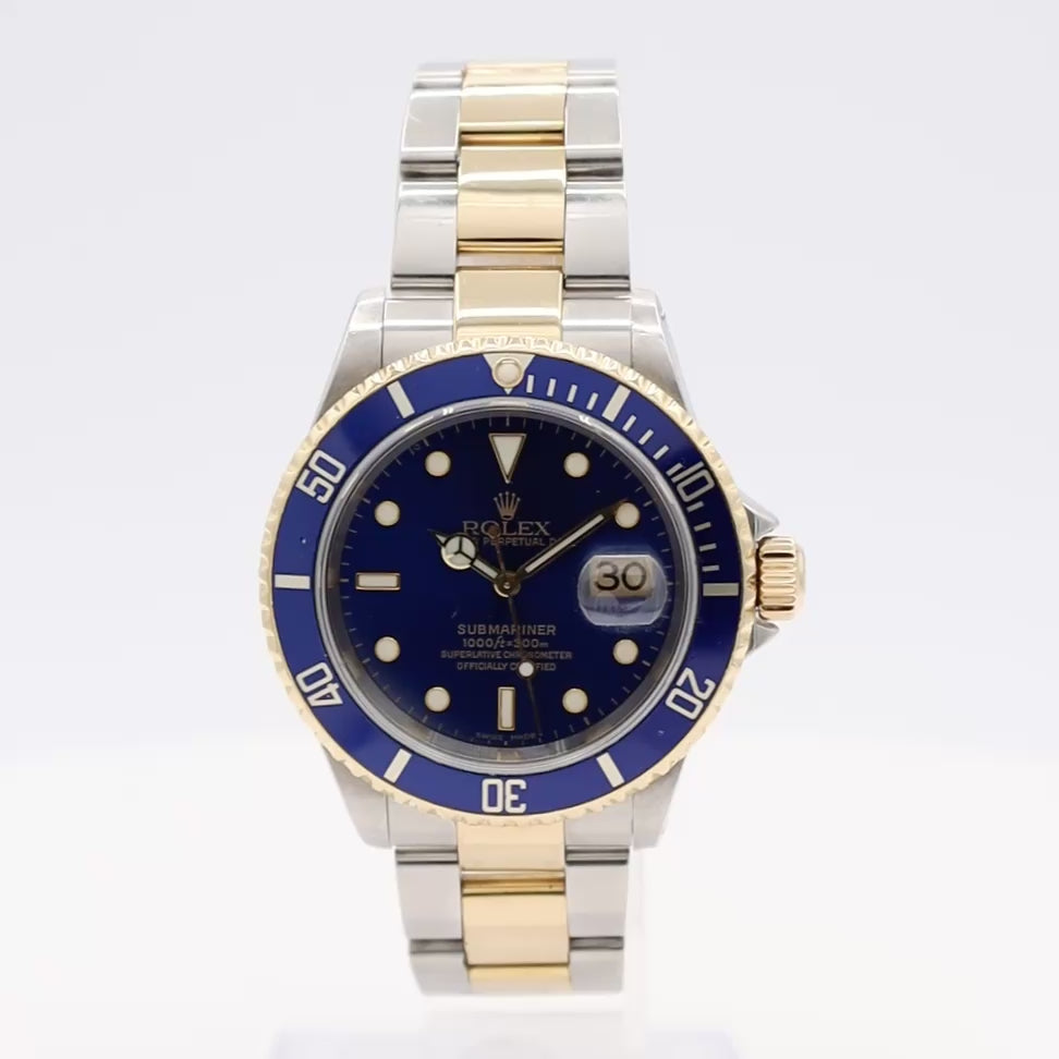 Rolex Submariner "Bluesy" 16613 2000