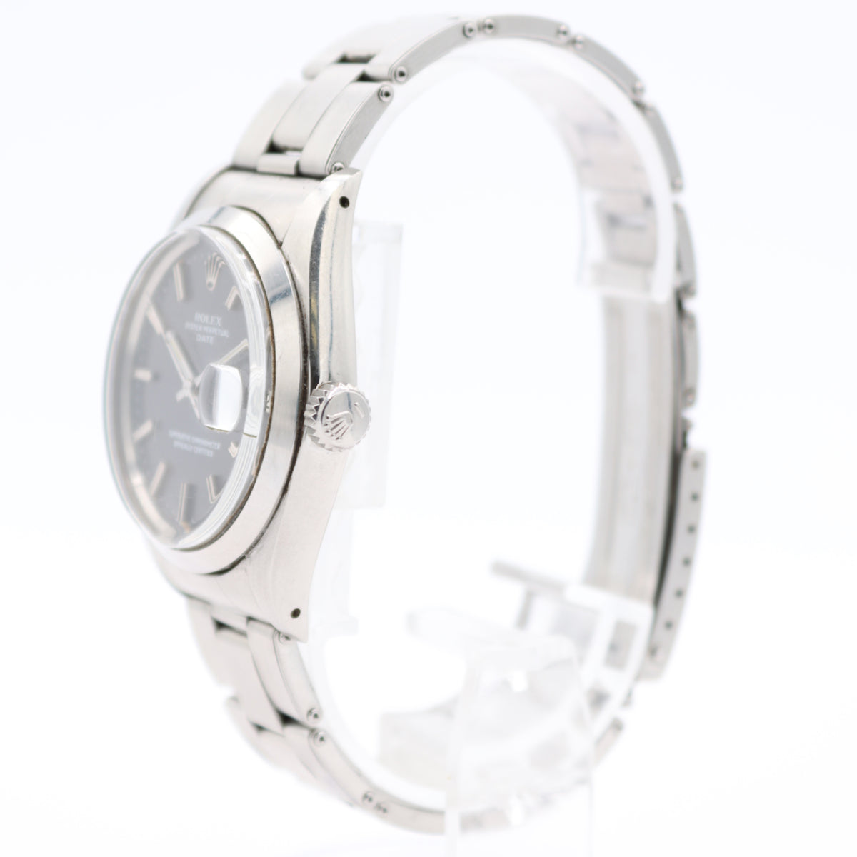 Vintage Rolex Oyster Perpetual Date Grey Dial 1500 – photo 2