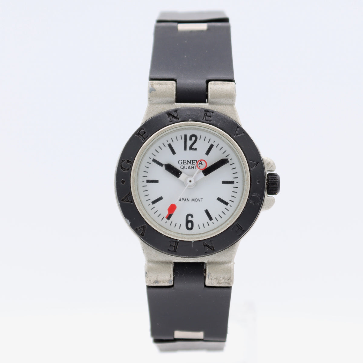 Geneva White & Black Dial