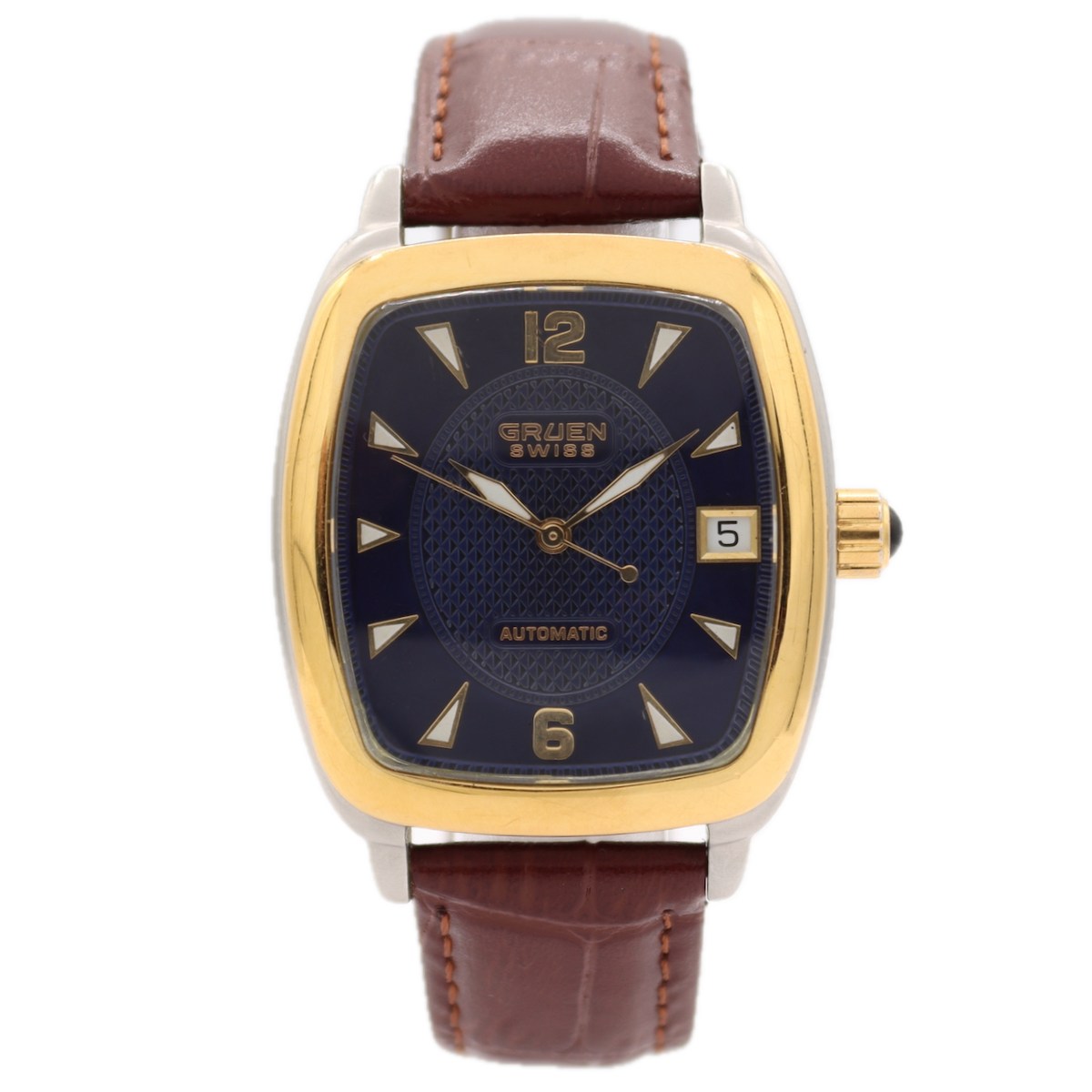 Gruen Royal Blue Dial