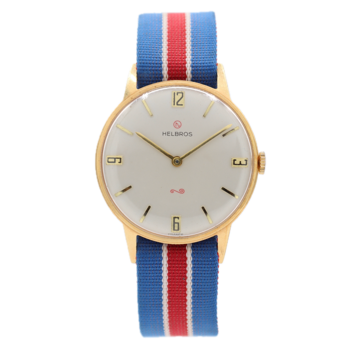 Helbros White Dial