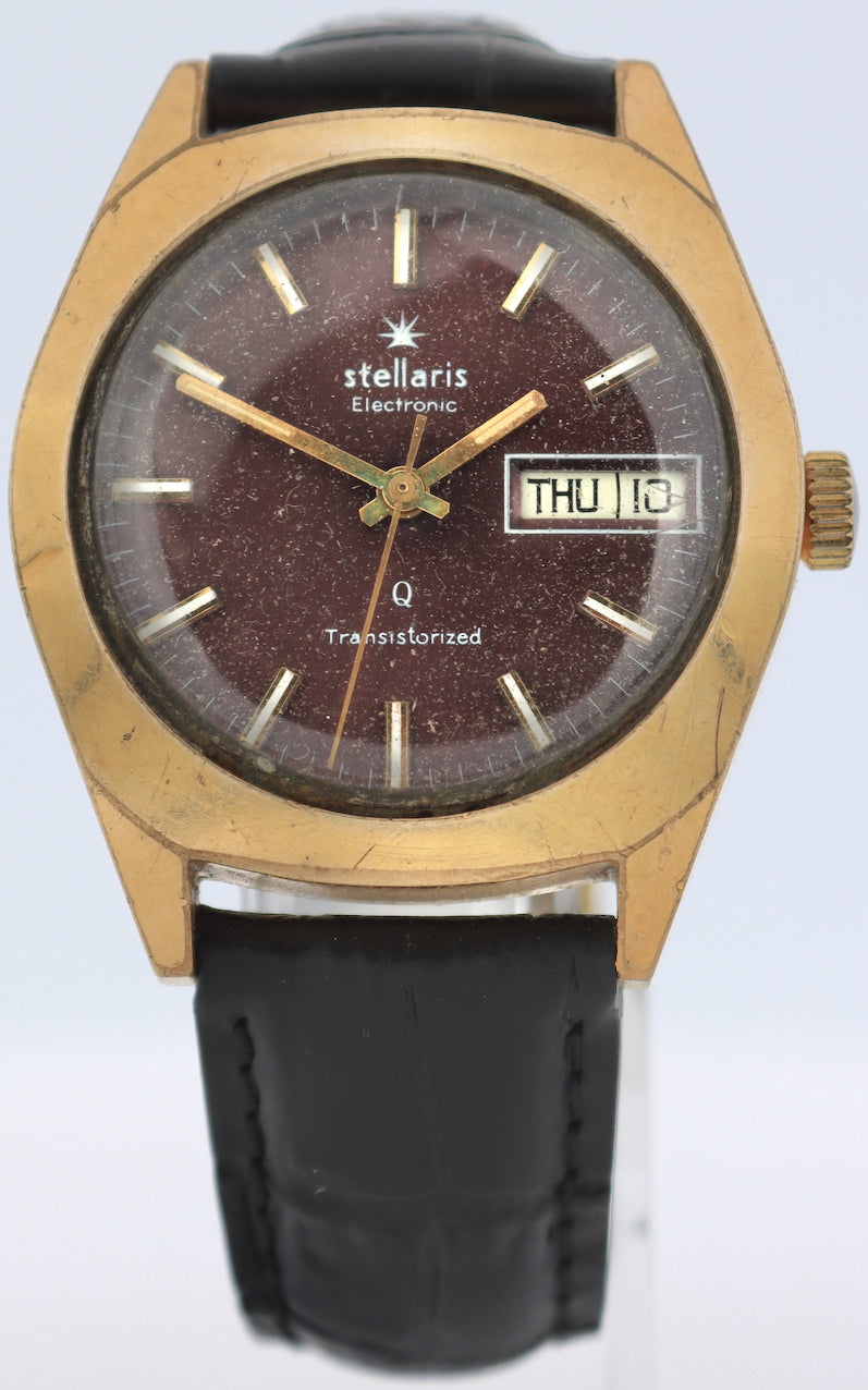 Stellaris Brown Sunburst Day Date