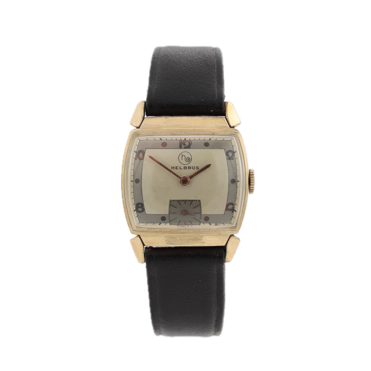 Helbros Rectangular Deco Style