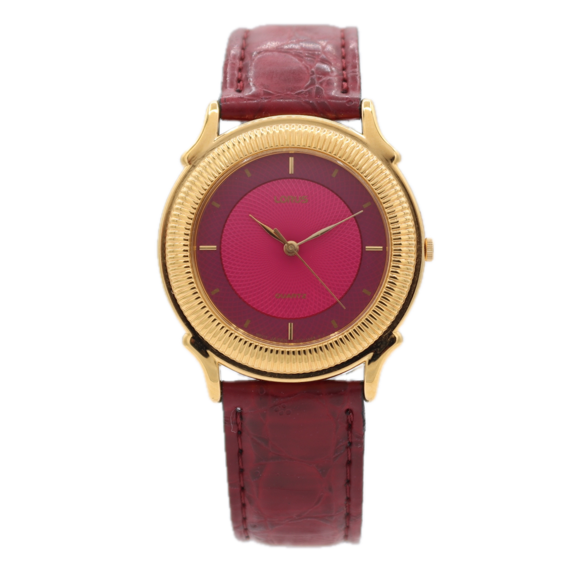 Lorus Pink Dial V501-6H90