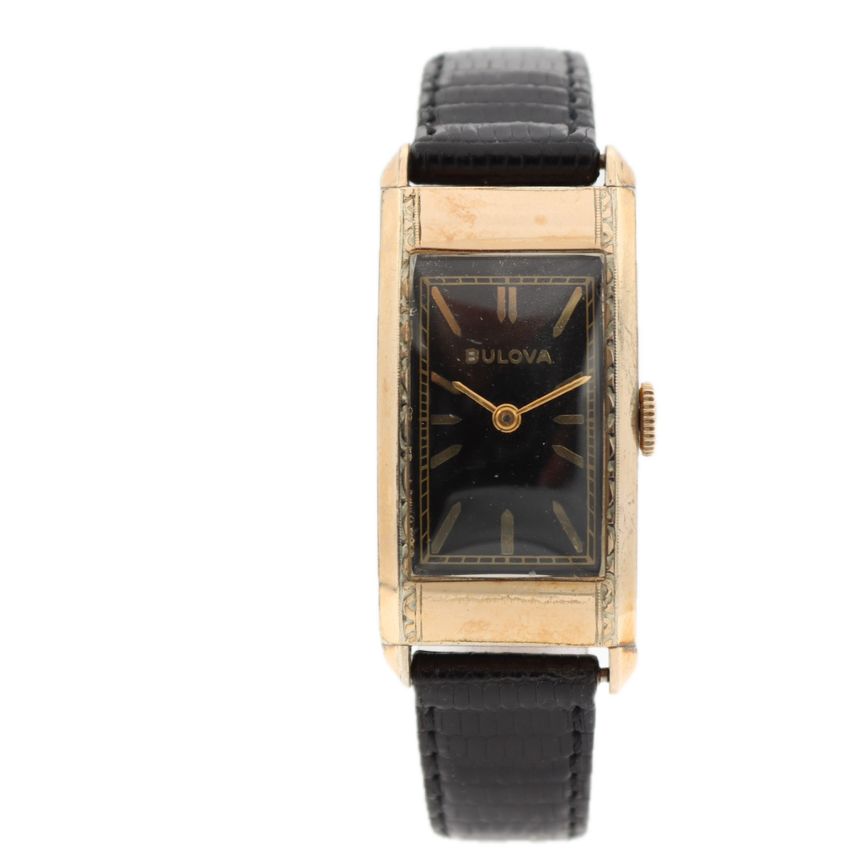 Bulova Art Deco w Black Dial