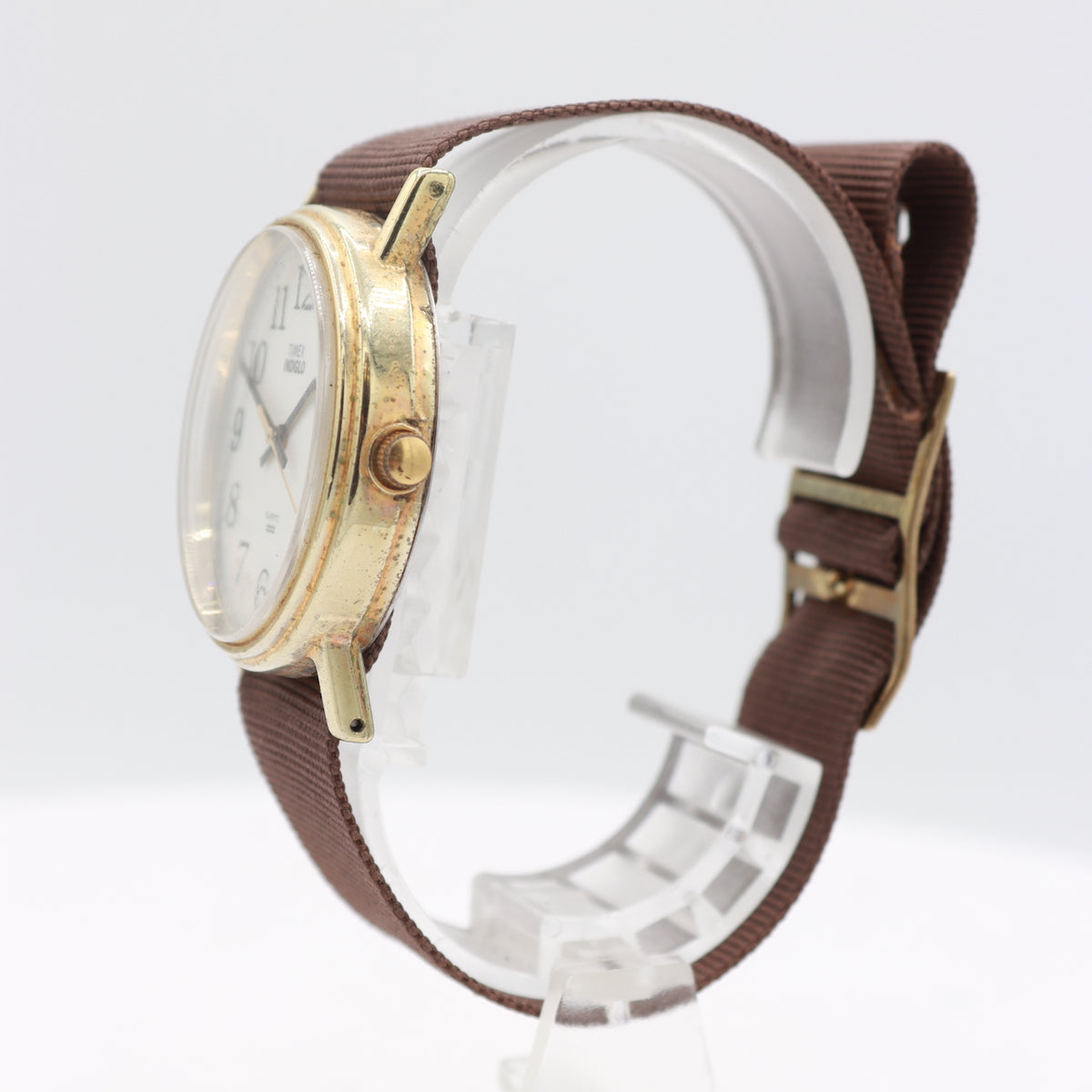 Timex White Dial Indiglo
