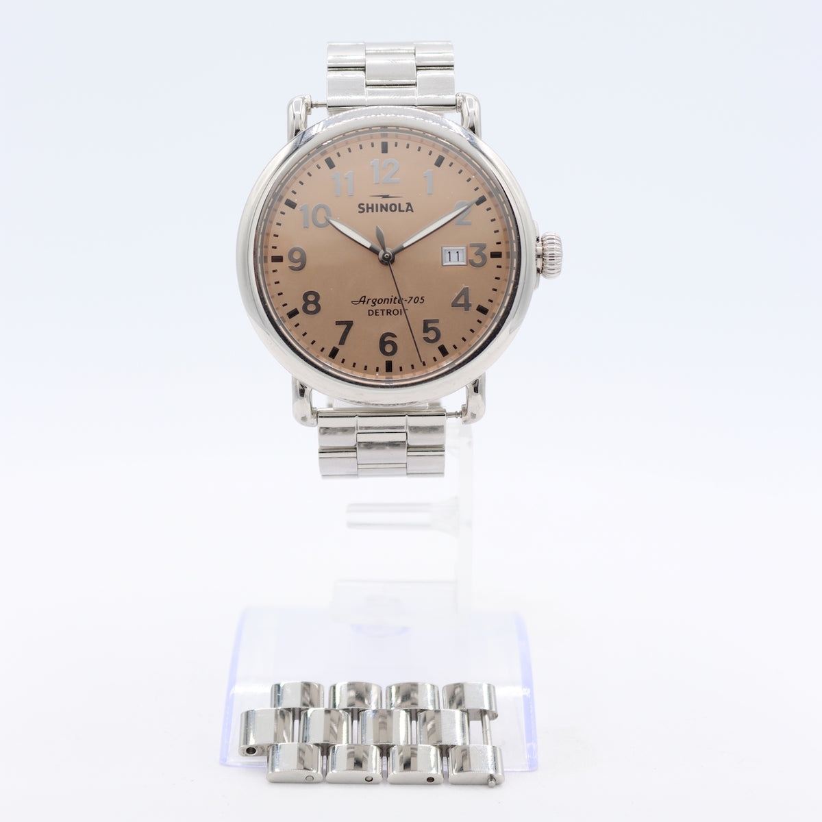 Shinola Runwell Salmon Dial