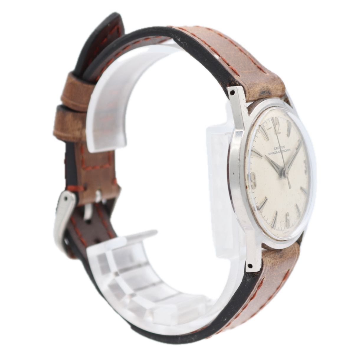 Croton Veri Thin C2449 Brown Leather Band