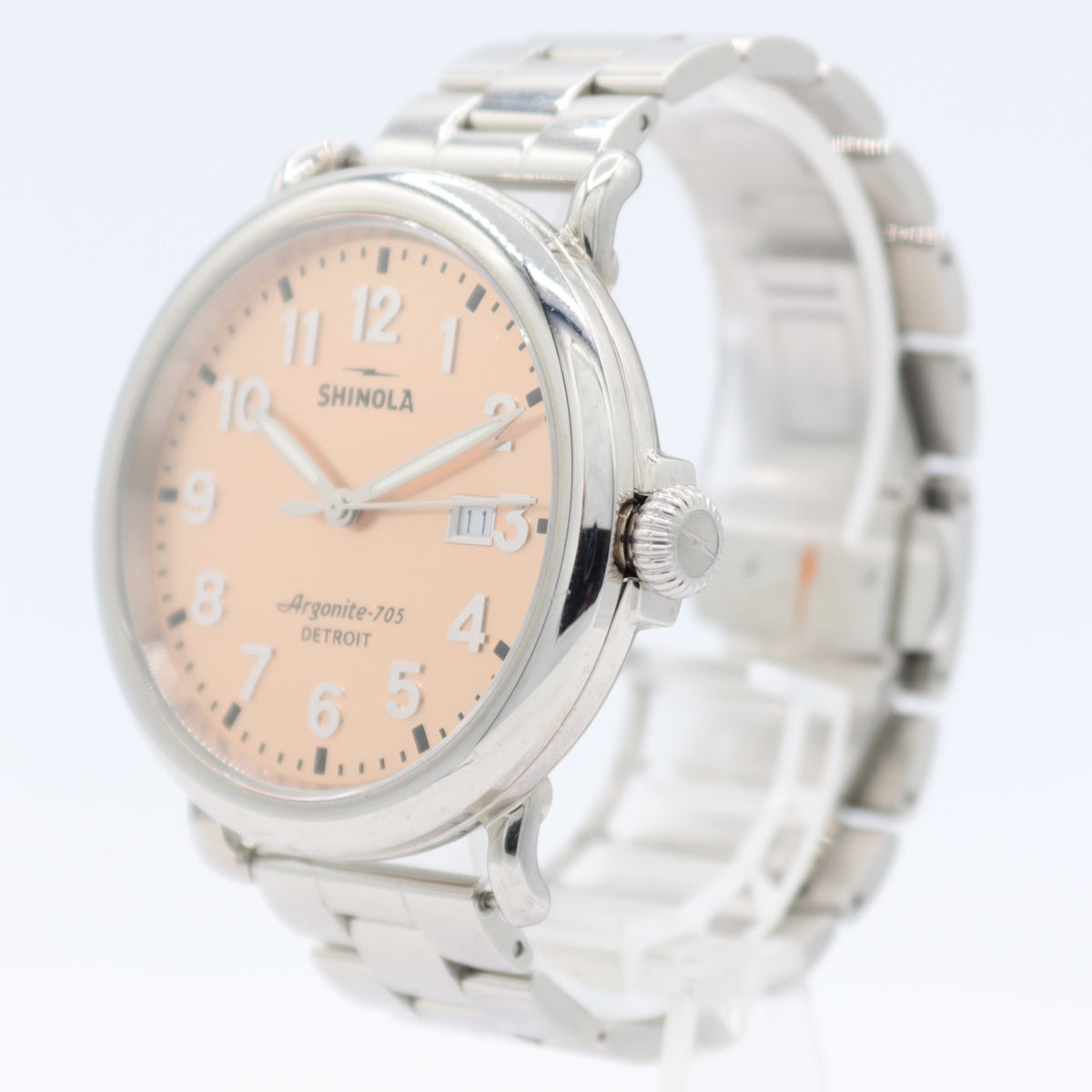 Shinola Runwell Salmon Dial