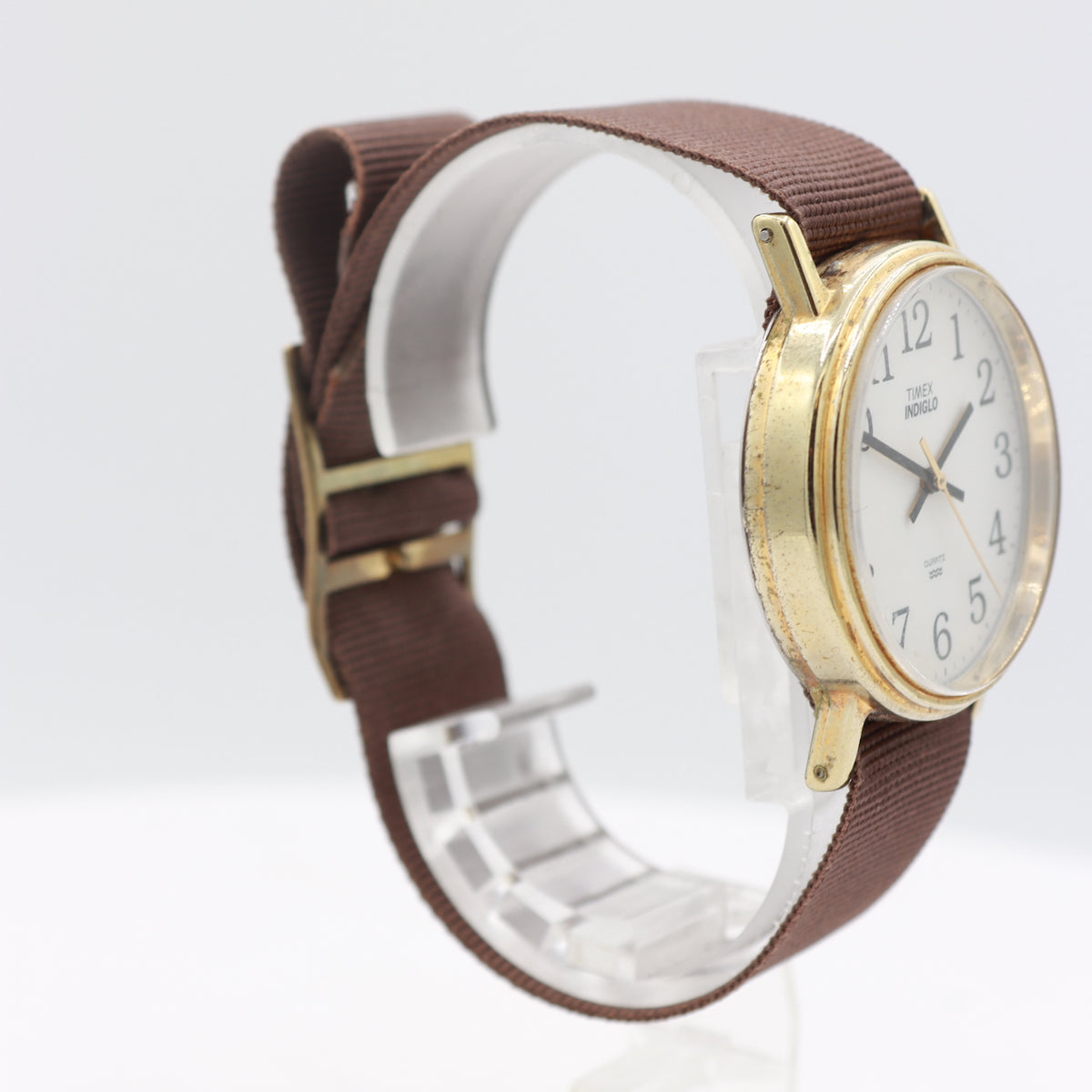 Timex White Dial Indiglo
