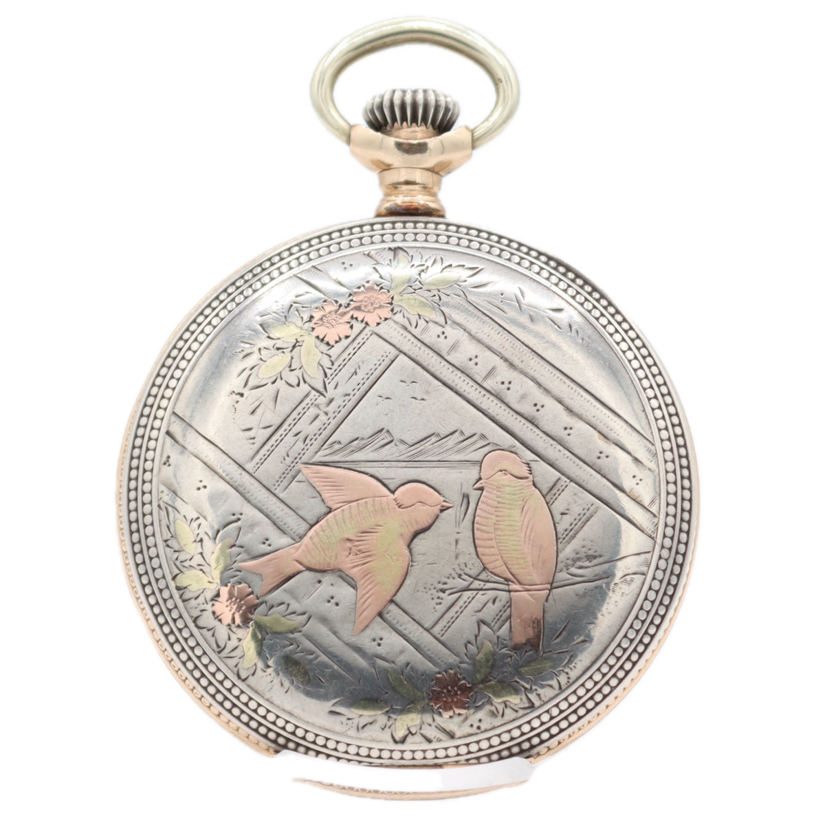 Waltham Sterling Gold Gilt 1898
